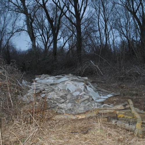 Veszprém-Kádárta - Veszélyes hulladékot rakott az erdőbe