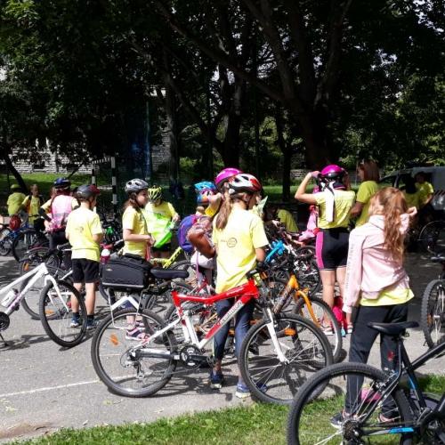 Közlekedésbiztonság a kerékpáros nyári táborban