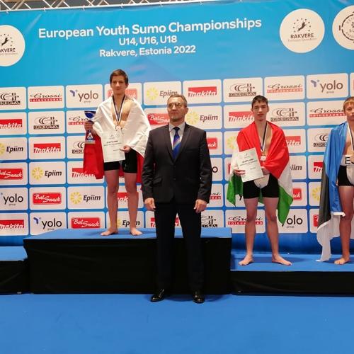 Öskü - Szalay Adrián ösküi sportoló III.helyen végzett a Sumo Európa-bajnokságon