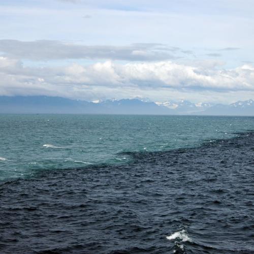 Mítosz "az óceánok találkozásának helye" az Alaszkai-öbölben!